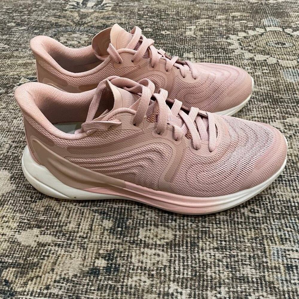 Lululemon Blissfeel Run 2 Womens Running Shoes Pink Mink US 9 Athletic Sneakers